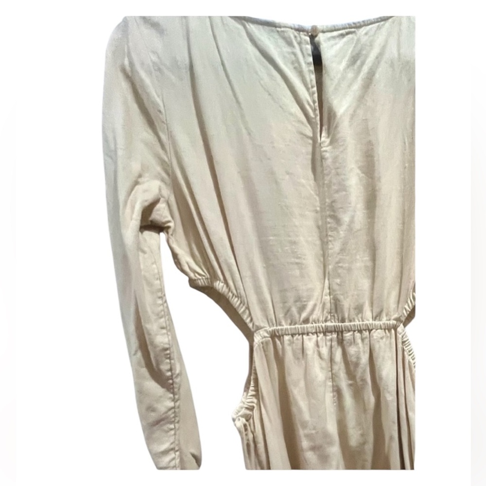 Universal Thread Neutral Linen-Blend Balloon Slee… - image 5